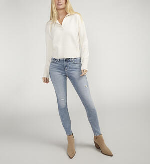 Elyse Mid Rise Skinny Leg Jeans