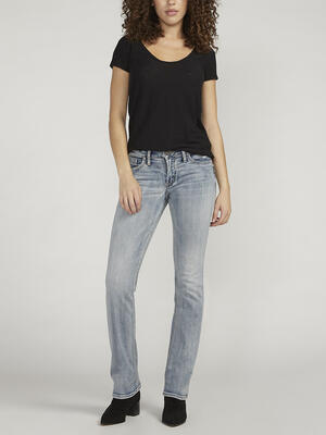 Suki Mid Rise Slim Bootcut Jeans