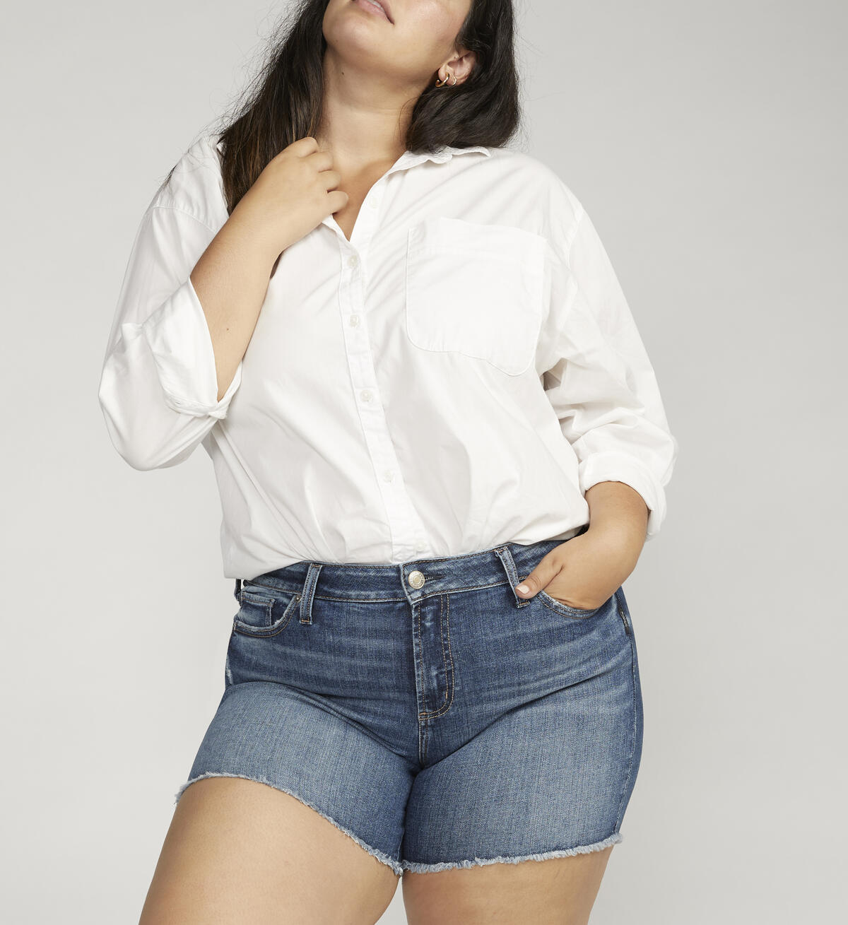 Suki Mid Rise Short Plus Size, , hi-res image number 4