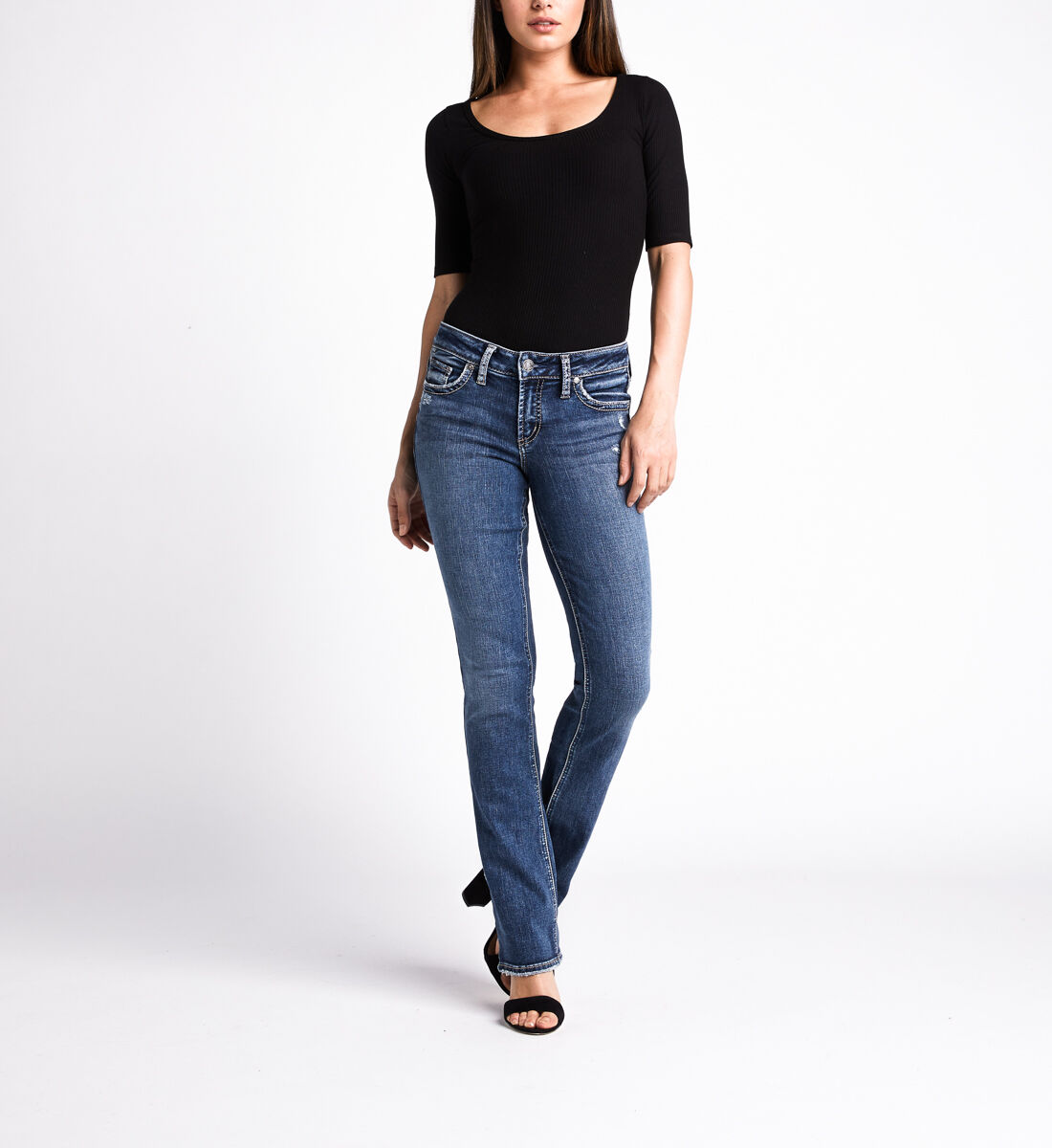 Silver jeans suki slim boot sales