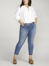 Elyse Mid Rise Straight Leg Crop Jeans Plus Size image number 0