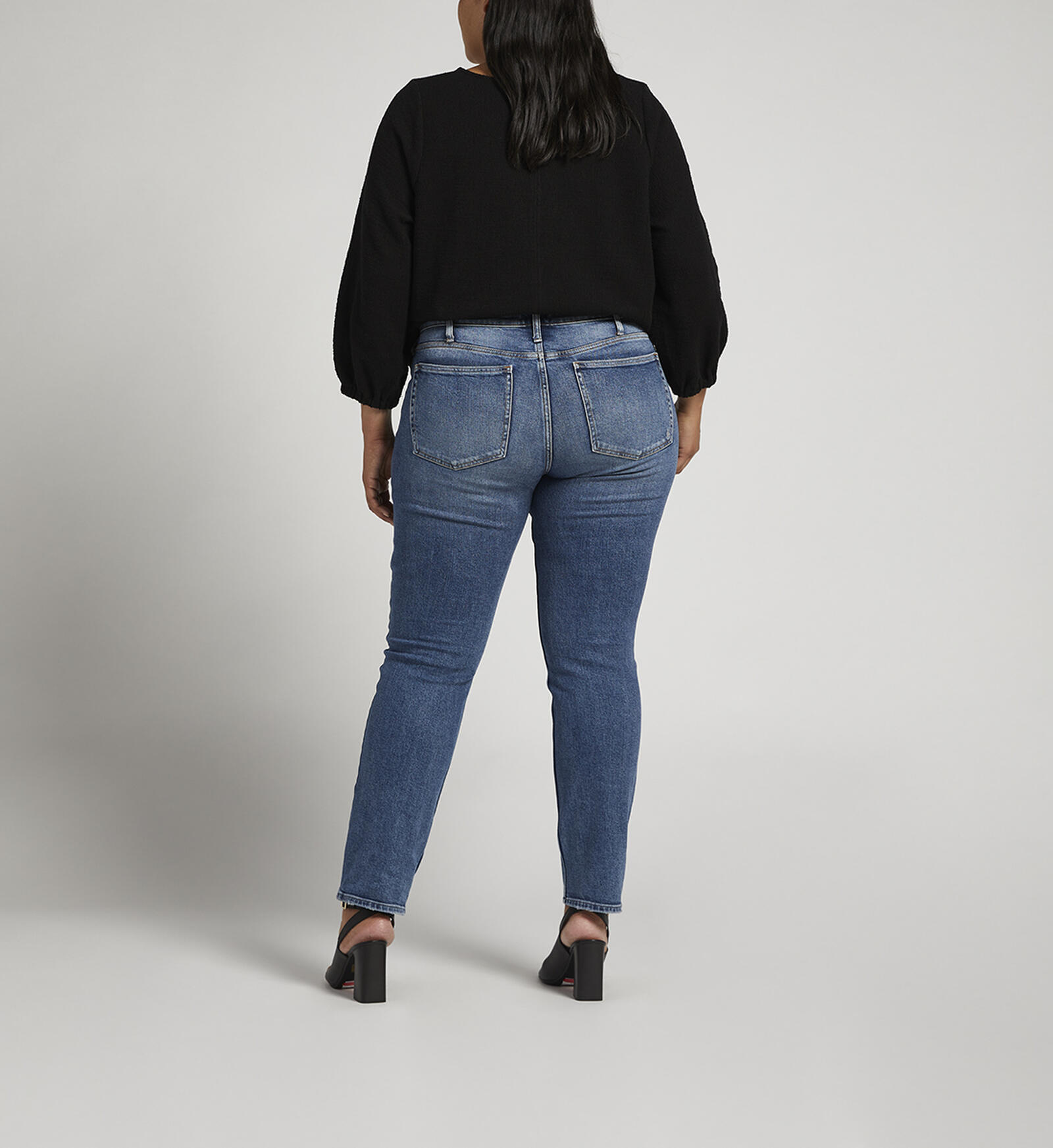 Buy Most Wanted Mid Rise Straight Leg Jeans Plus Size for CAD 62.00