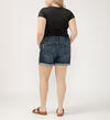 Boyfriend Mid Rise Luxe Stretch Shorts Plus Size, , hi-res image number 1