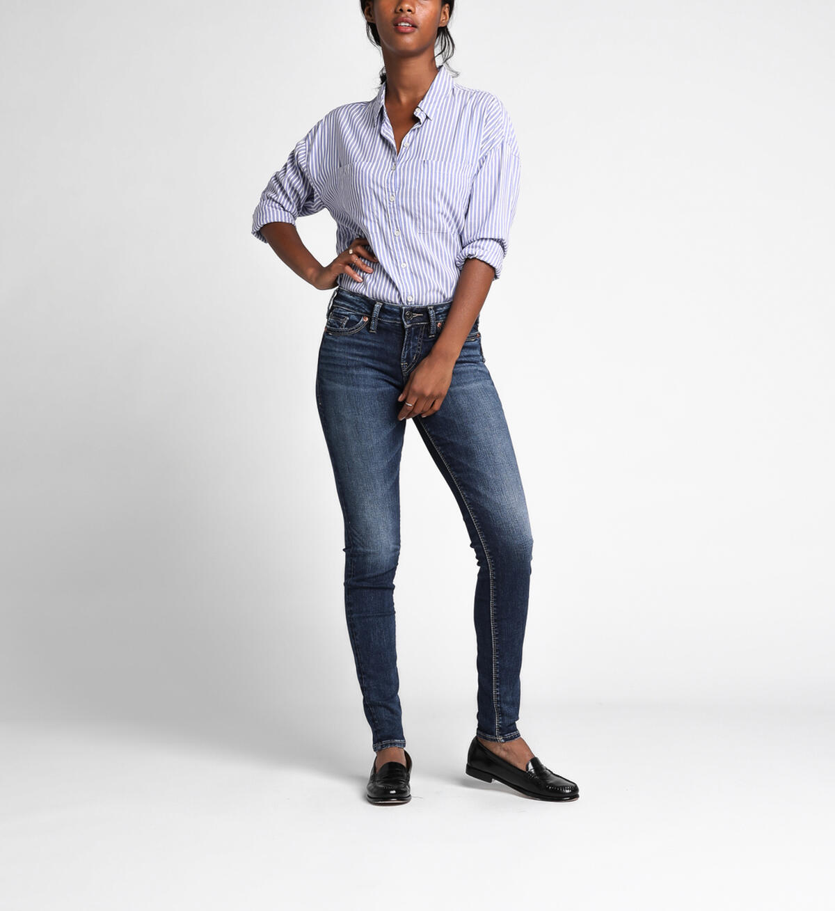 Suki Skinny Mid Dark Wash, , hi-res image number 3