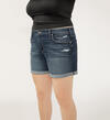 Boyfriend Mid Rise Luxe Stretch Shorts Plus Size, , hi-res image number 5