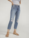 Most Wanted Mid Rise Straight Leg Americana Jeans image number 3