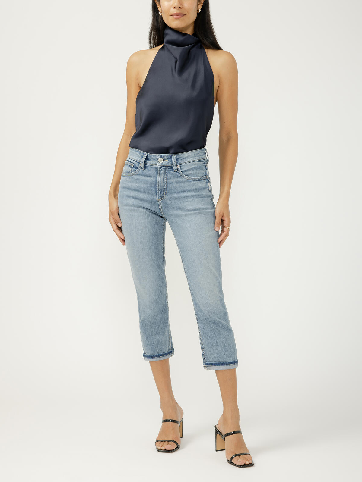 Avery High Rise Luxe Stretch Capri image number 0