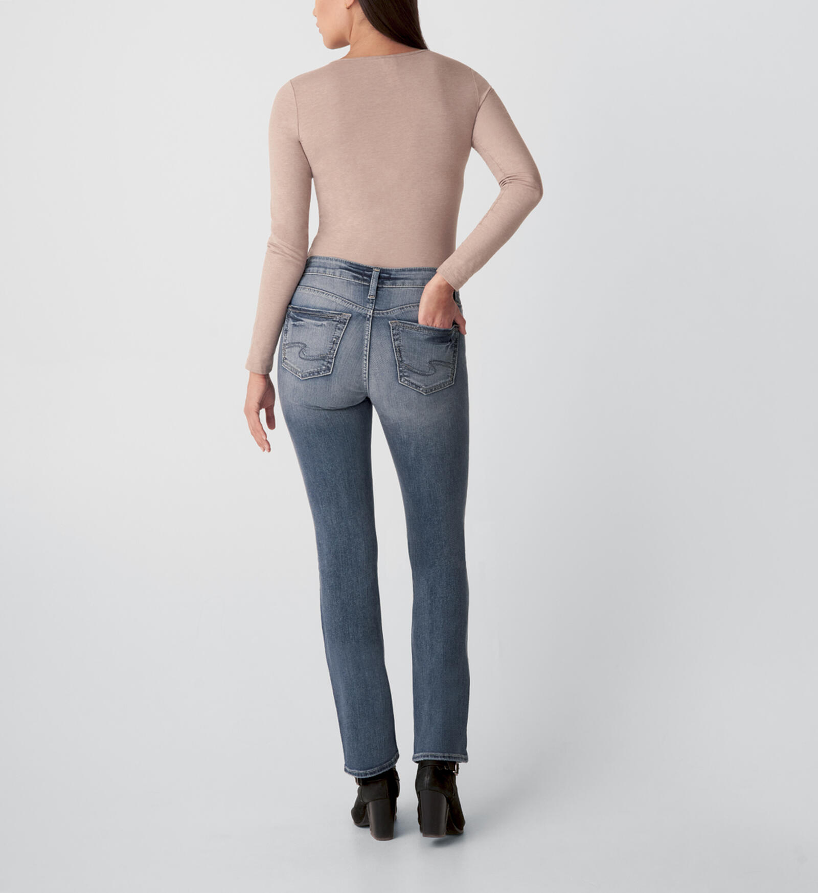 Buy Suki Mid Rise Slim Bootcut Jeans for CAD 31.00 | Silver Jeans CA New