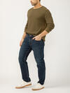 Eddie Classic Athletic Fit Tapered Leg Jeans image number 2