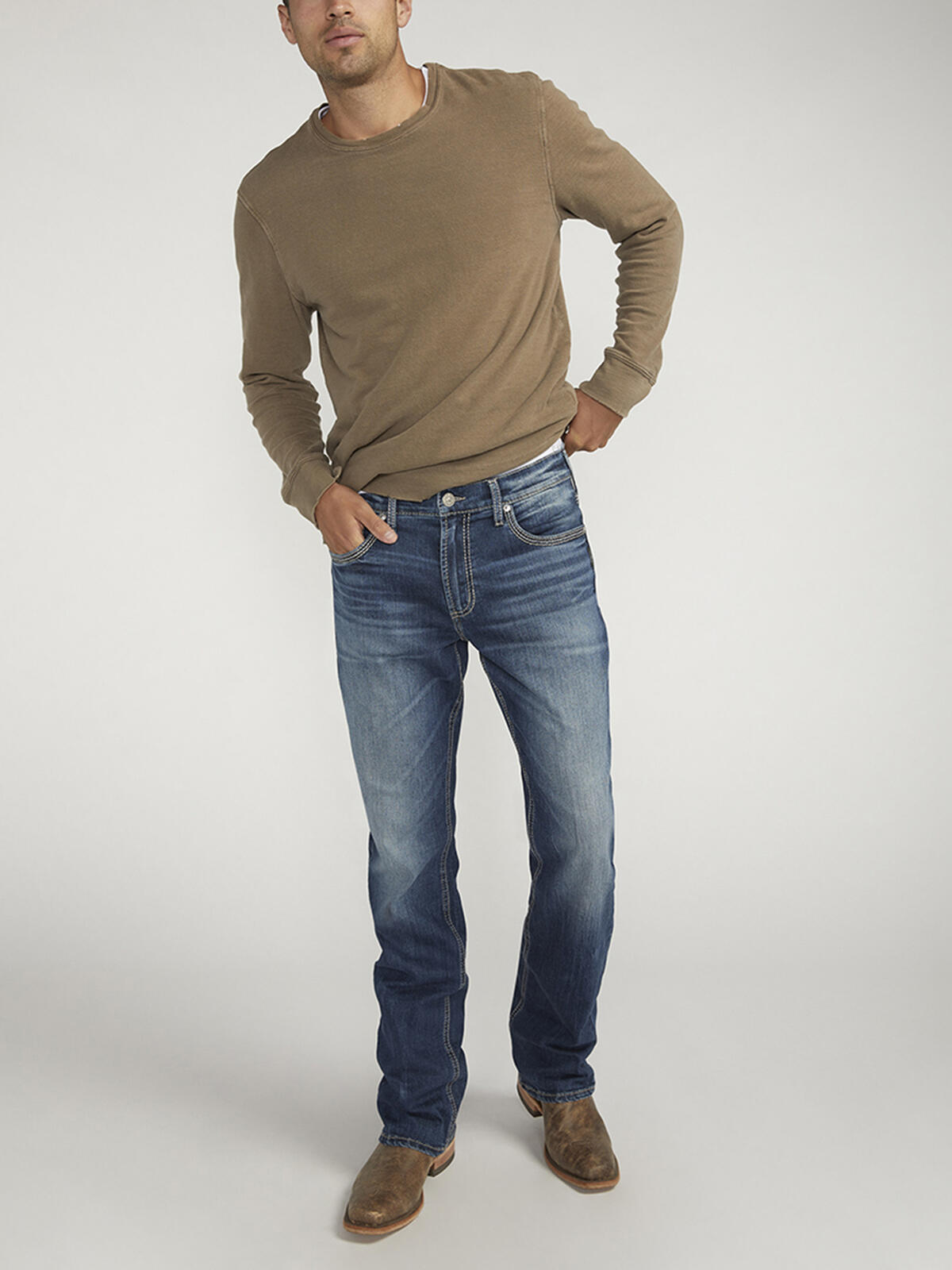 Jace Slim Fit Bootcut Jeans image number 0