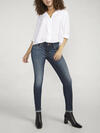 Girlfriend Mid Rise Slim Leg Jeans image number 0