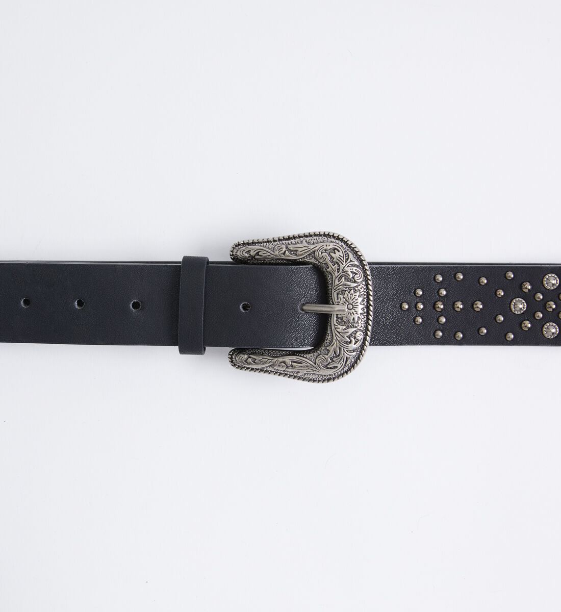 Black western belt womens outlet