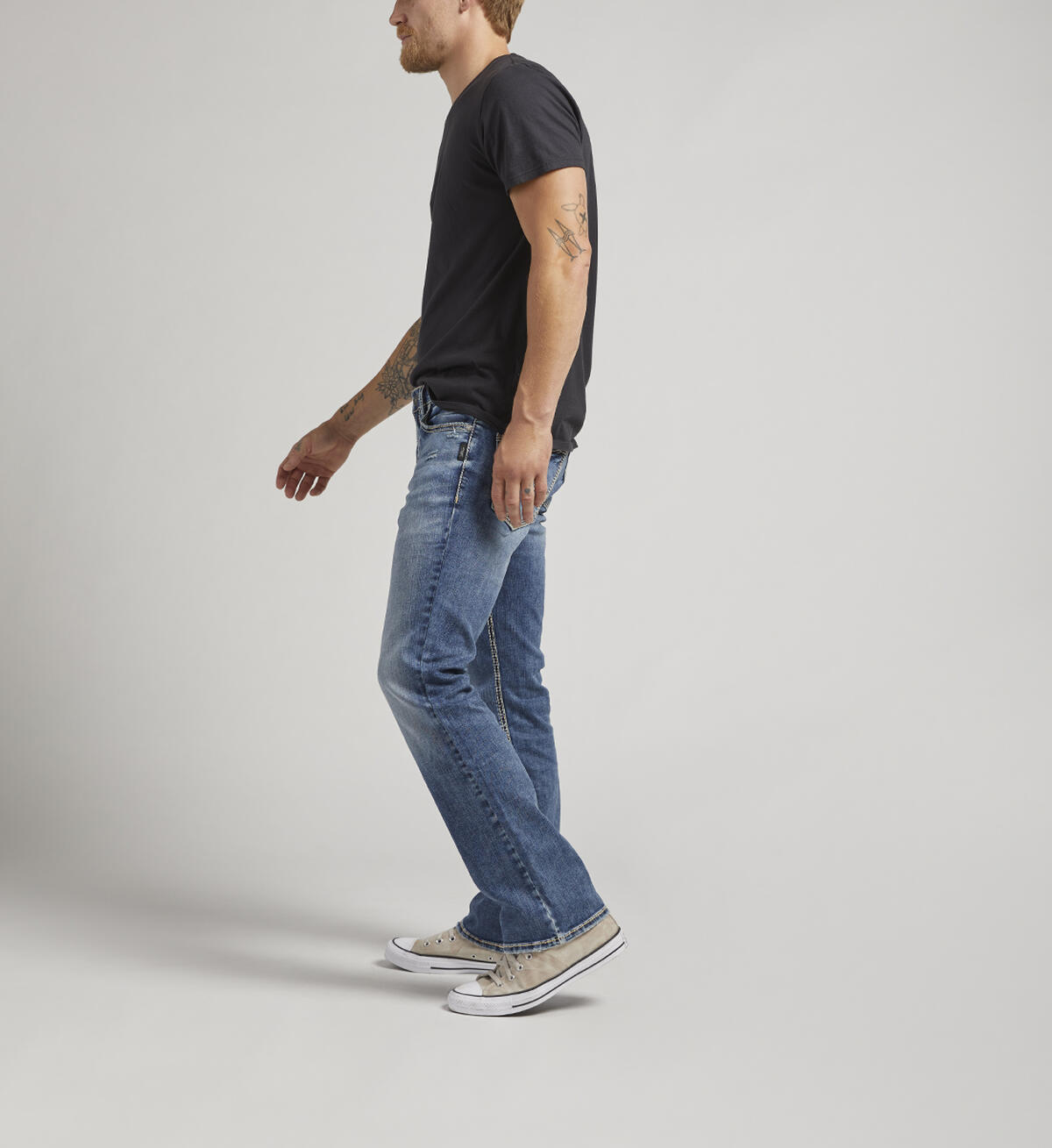 Jace Slim Fit Bootcut Jeans, Indigo, hi-res image number 2
