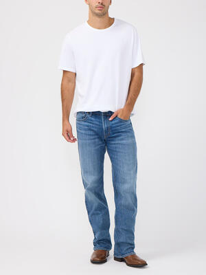 Zac Relaxed Fit Straight Leg Frontier Strong Jeans