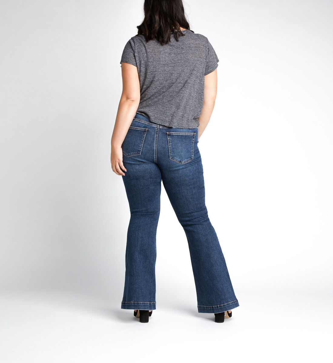 Plus size shop super flare jeans