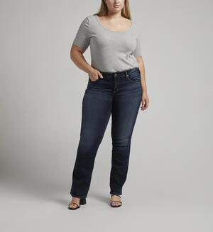 Britt Low Rise Slim Bootcut Jeans Plus Size