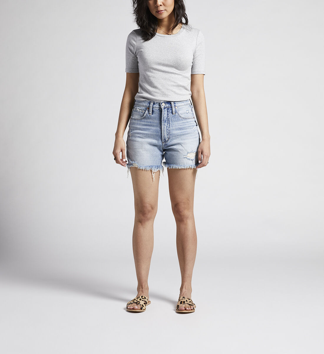 90s high waisted denim shorts sales