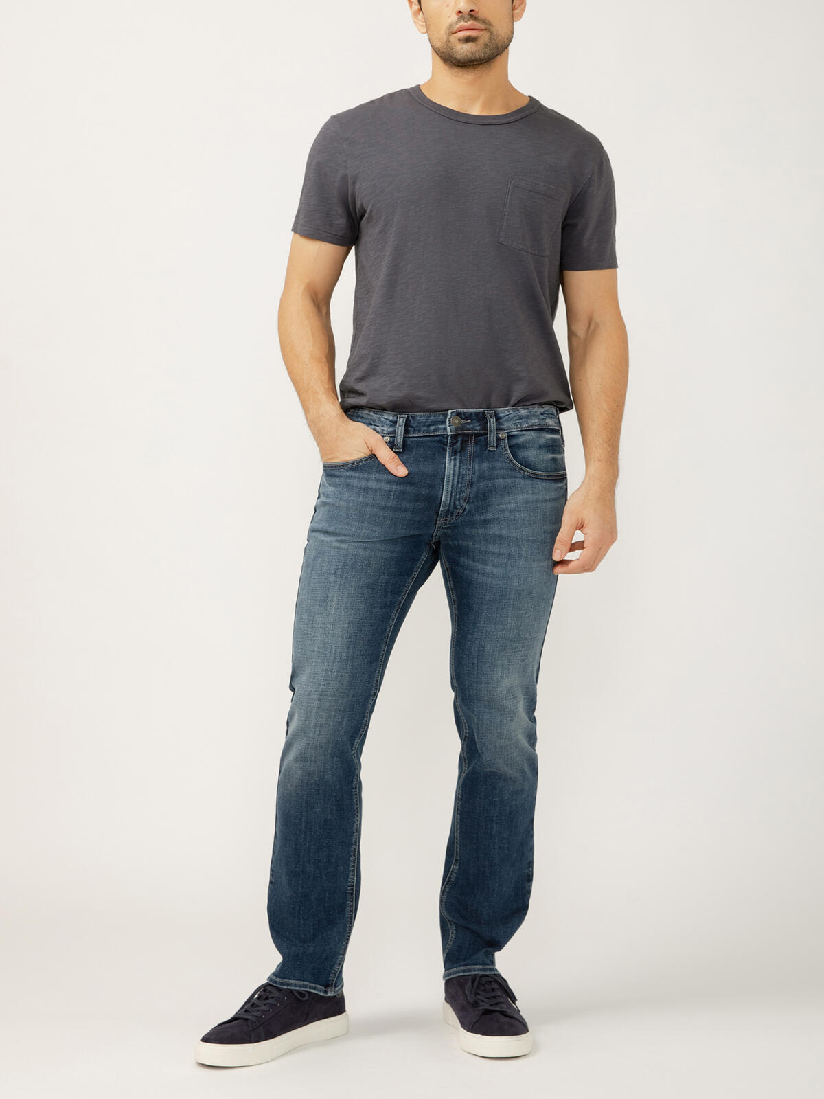 Allan Slim Fit Straight Leg Jeans image number 0