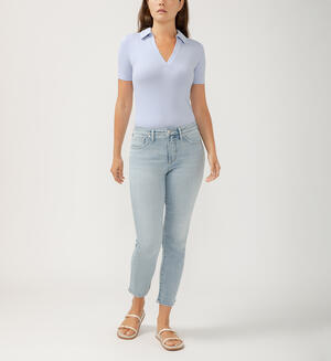 Isbister High Rise Ankle Straight Leg  Luxe Stretch Jeans