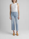 Patch Pocket High Rise Wide Leg Jeans image number 0