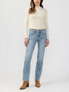 Suki Mid Rise Classic Straight Luxe Stretch Jeans image number 0