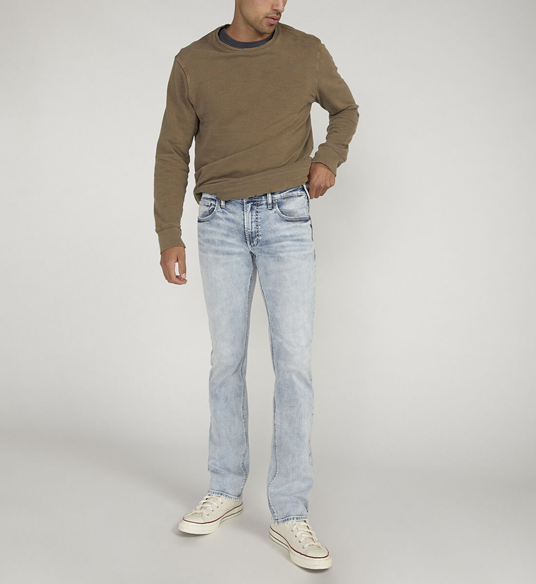 Buy Allan Slim Fit Straight Leg Jeans for CAD 70.00 Silver Jeans