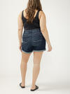 Boyfriend Mid Rise Luxe Stretch Shorts Plus Size image number 1
