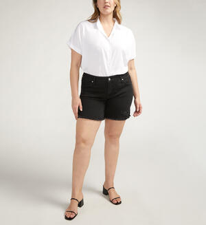 Boyfriend Mid Rise Shorts Plus Size