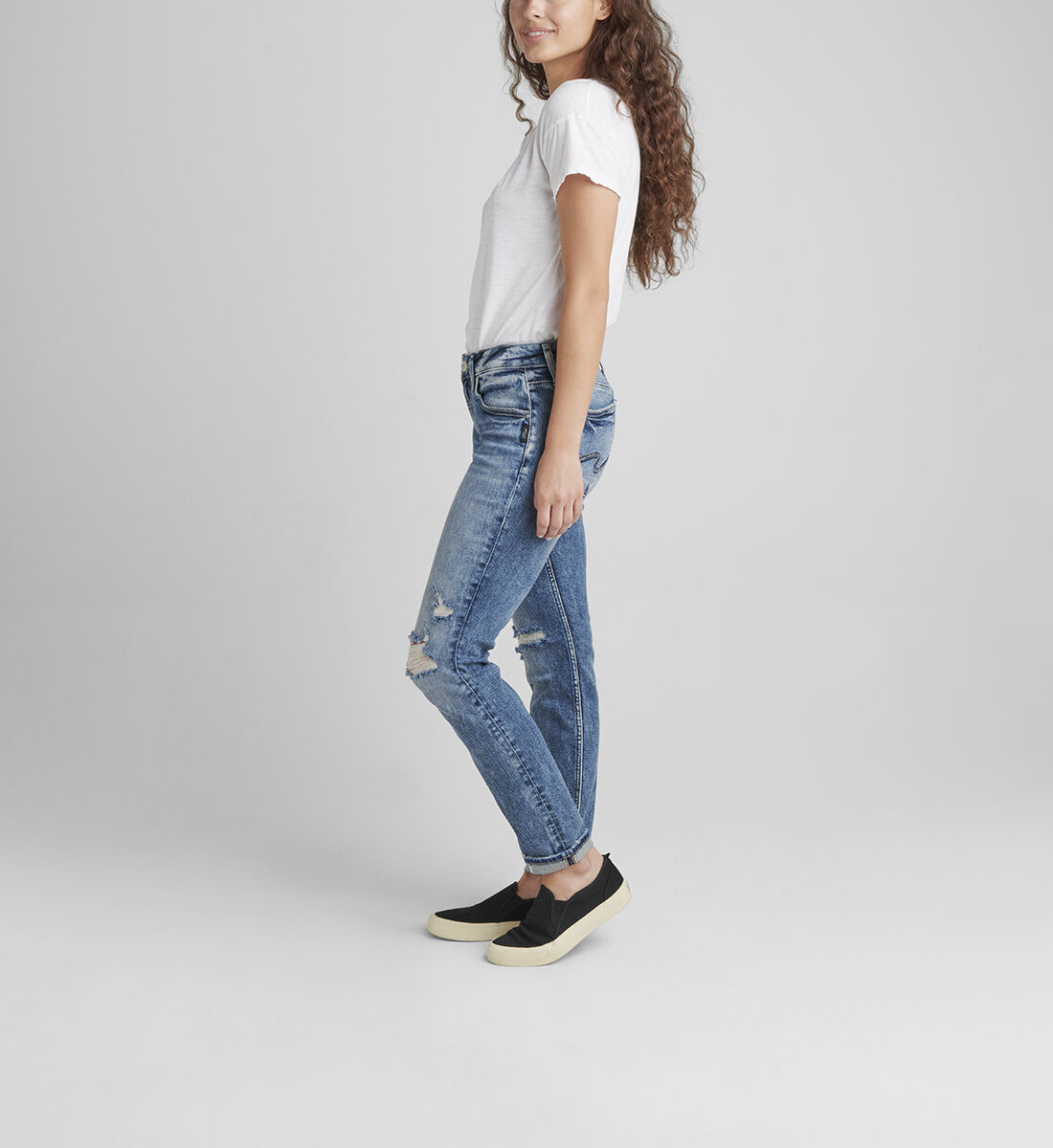 Silver boyfriend clearance jeans canada