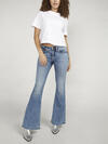 Suki Mid Rise Flare Leg Jeans image number 4