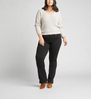 Suki Mid Rise Slim Bootcut Jeans Plus Size