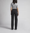 Highly Desirable High Rise Trouser Leg Jeans, Black, hi-res image number 1