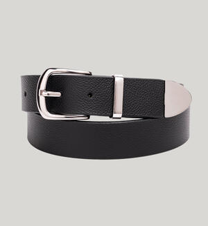Women's Pebble Grain Leather Belt