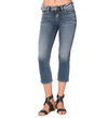 Avery Kick Crop Dark Wash, , hi-res image number 0