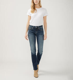 Suki Mid Rise Straight Leg Jeans