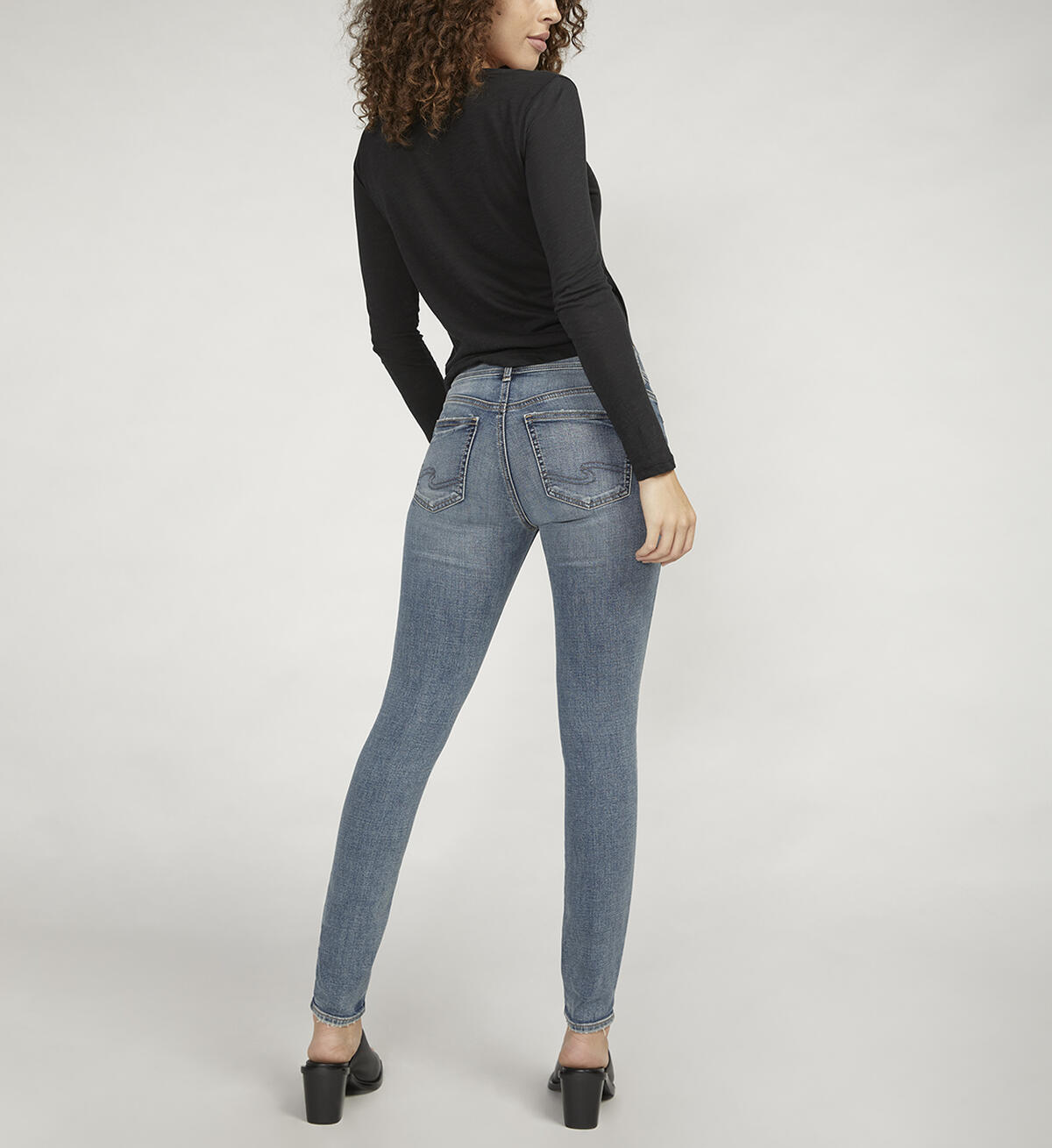 Suki Mid Rise Skinny Jeans, Indigo, hi-res image number 1