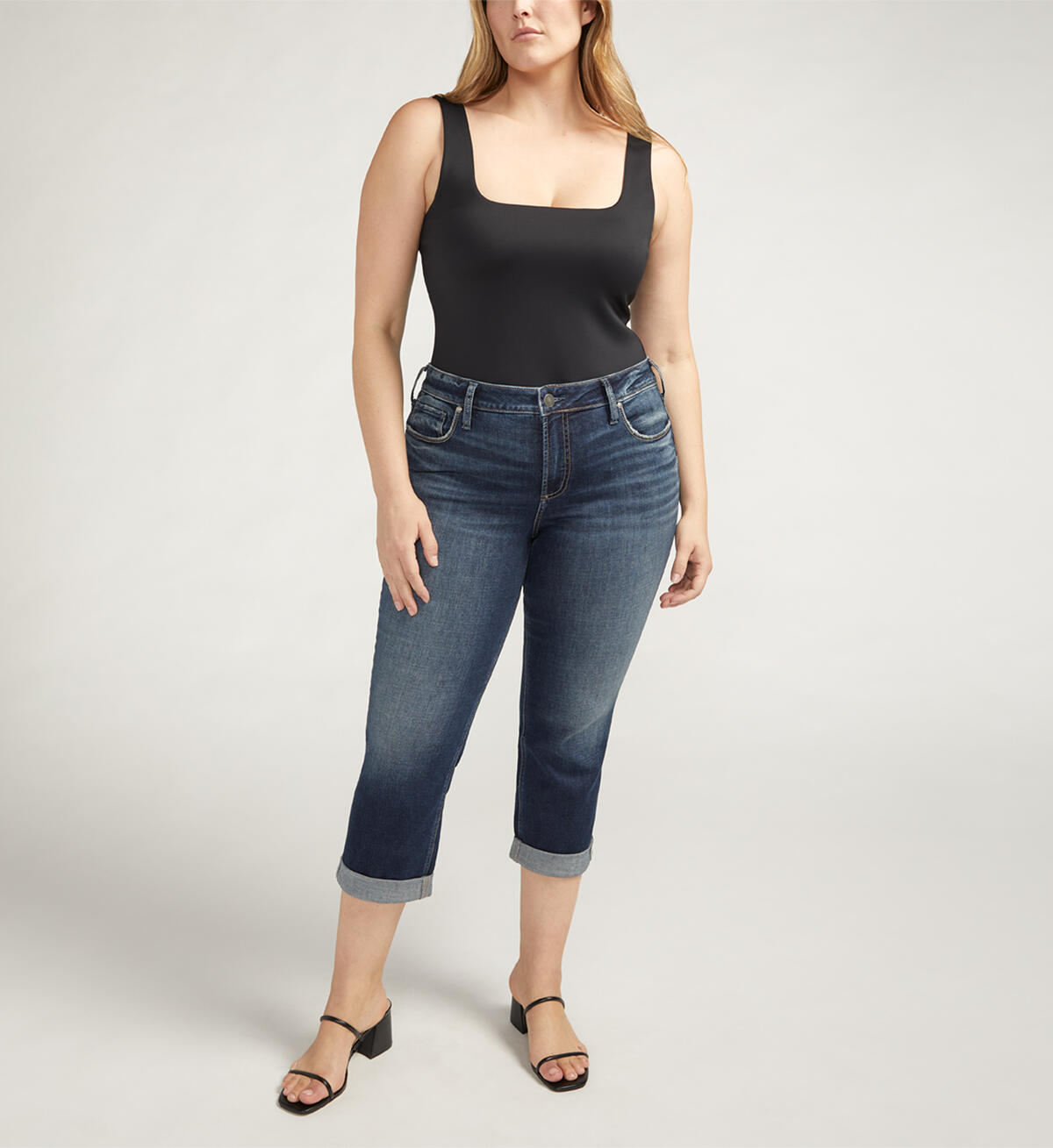 Suki Mid Rise Capri Plus Size, , hi-res image number 0