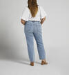 Highly Desirable High Rise Slim Straight Leg Jeans Plus Size, , hi-res image number 1