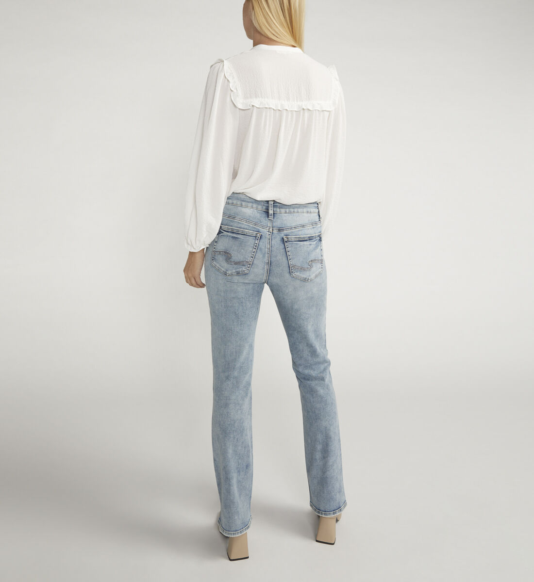 Silver jeans elyse straight leg discount