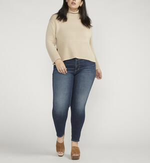 Elyse Mid Rise Skinny Jeans Plus Size