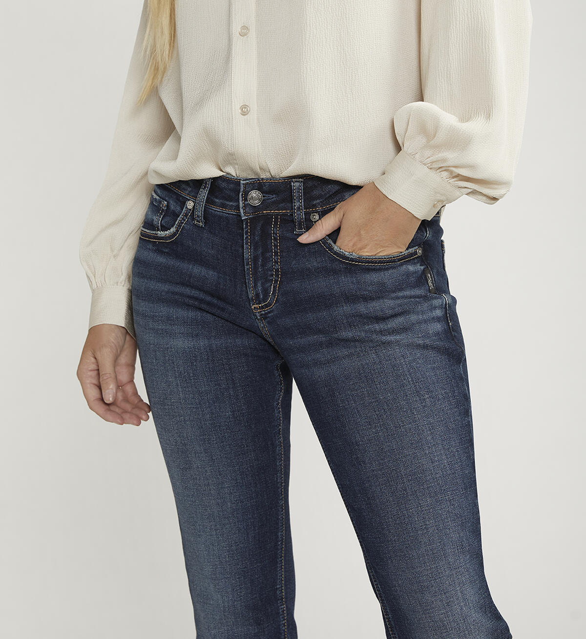 Britt Low Rise Straight Leg Jeans, , hi-res image number 3