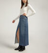 Front-Slit Maxi Jean Skirt, , hi-res image number 2