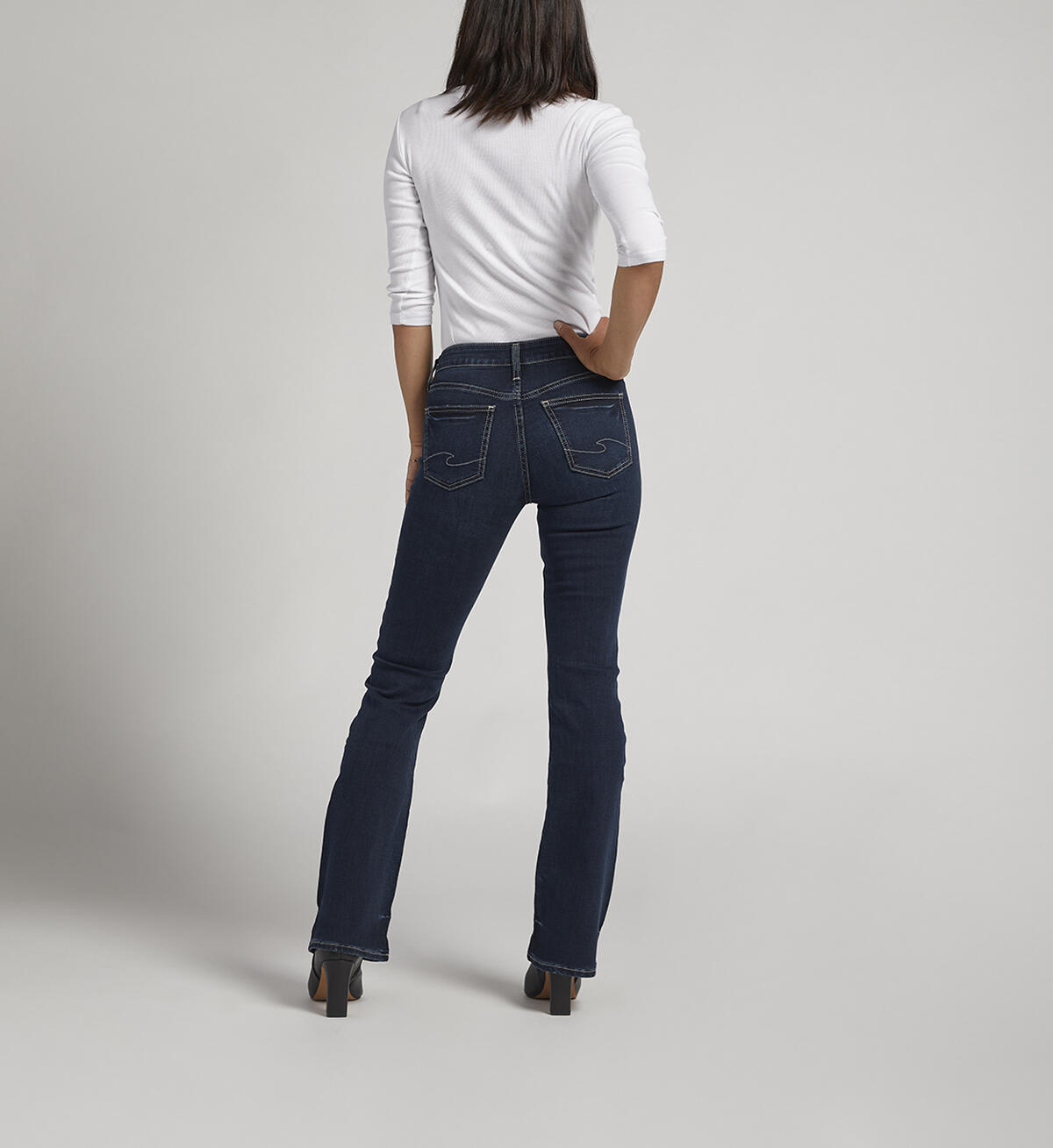 Suki Mid Rise Bootcut Jeans, Indigo, hi-res image number 1