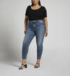 High Rise Tapered Leg Mom Jean Plus Size, Indigo, hi-res image number 0