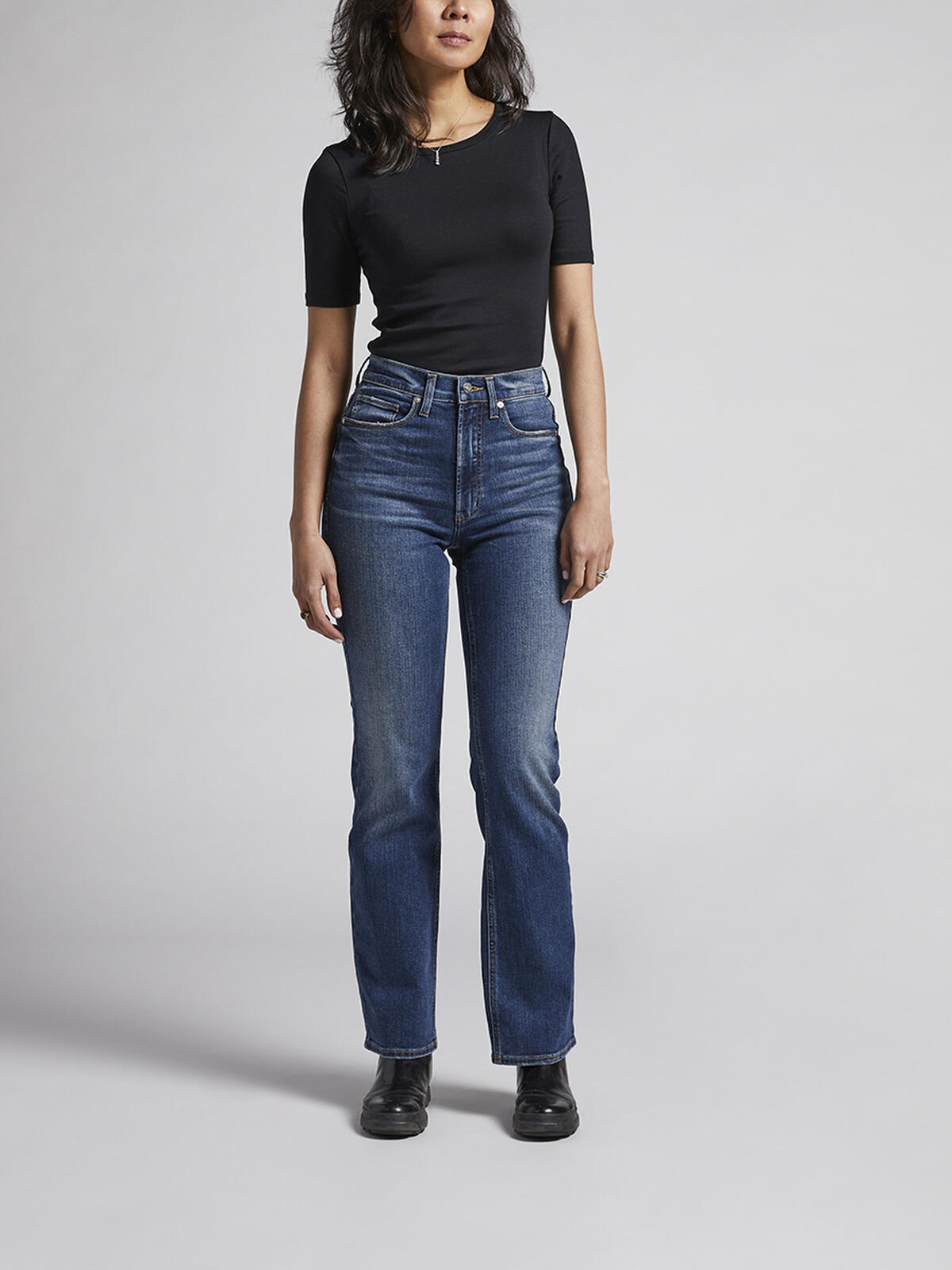 90s Vintage High Rise Bootcut Jeans image number 0