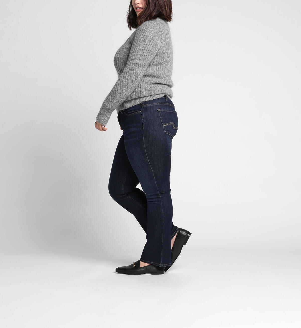 Suki Slim Boot Mid Dark Wash, , hi-res image number 2
