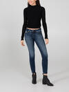 Elyse Mid Rise Skinny Jeans image number 0