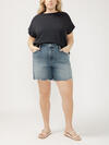 Highly Desirable High Rise Long Shorts Plus Size image number 0