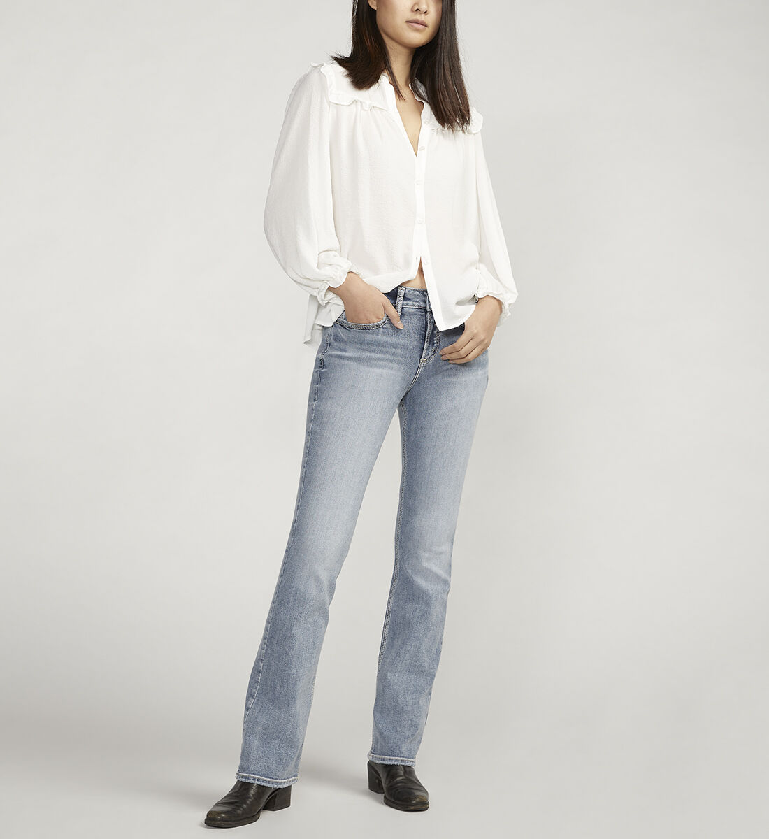 Silver slim shop bootcut jeans