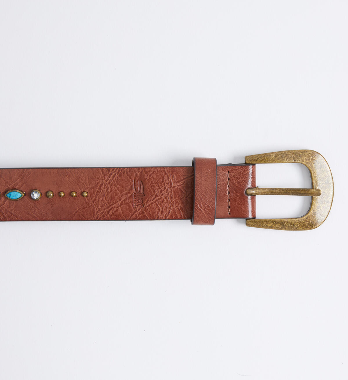 Turquoise Embellished Womens Belt, , hi-res image number 0